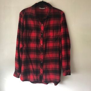 Athleta Plaid Flannel Shirt